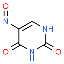 2,4(1H,3H)-Pyrimidinedione, 5-nitroso- (9CI) Structure