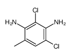 3,5-Dichloro-2,4-toluenediamine Structure