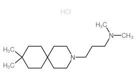 3-(9,9-dimethyl-3-azaspiro[5.5]undec-3-yl)-N,N-dimethyl-propan-1-amine结构式