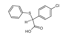 2-(4-chlorophenyl)-2-(phenylthio)acetic acid Structure
