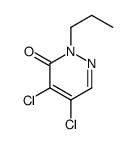 4,5-dichloro-2-propylpyridazin-3-one Structure