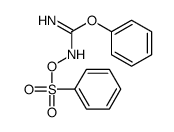 [[amino(phenoxy)methylidene]amino] benzenesulfonate结构式