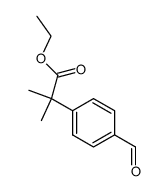 ethyl 2-(4-formylphenyl)-2-methylpropanoate结构式