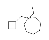 1-(cyclobutylmethyl)-1-ethylazepan-1-ium Structure