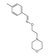 4-methyl-benzaldehyde O-(2-morpholin-4-yl-ethyl)-oxime Structure