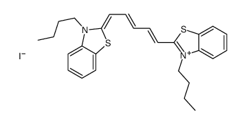 3,3'-dibutyl-2,2'-dithiacarbocyanine结构式