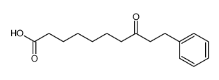 8-oxo-10-phenyl-decanoic acid Structure