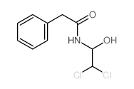 N-(2,2-dichloro-1-hydroxy-ethyl)-2-phenyl-acetamide Structure