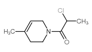 Pyridine, 1-(2-chloro-1-oxopropyl)-1,2,3,6-tetrahydro-4-methyl- (9CI) Structure