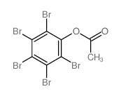 (2,3,4,5,6-pentabromophenyl) acetate结构式