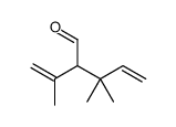 3,3-dimethyl-2-prop-1-en-2-ylpent-4-enal Structure