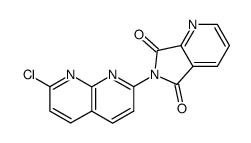 6-(7-chloro-[1,8]naphthyridin-2-yl)-pyrrolo[3,4-b]pyridine-5,7-dione Structure