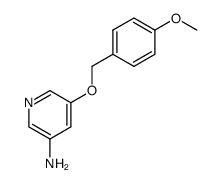 3-amino-5-(4-methoxy-benzyloxy)-pyridine Structure
