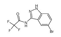 N-(5-Bromo-1H-indazol-3-yl)-2,2,2-trifluoro-acetamide Structure