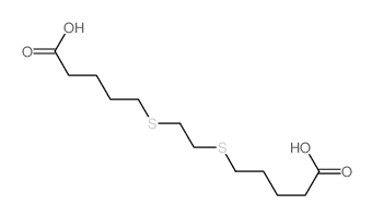 Pentanoicacid, 5,5'-[1,2-ethanediylbis(thio)]bis- (9CI) structure