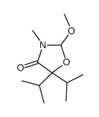 2-Methoxy-3-methyl-5,5-bis(1-methylethyl)oxazolidin-4-one picture