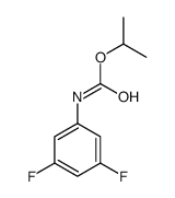 propan-2-yl N-(3,5-difluorophenyl)carbamate结构式