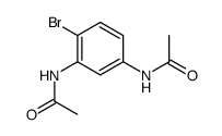 N,N'-(4-bromo-m-phenylene)-bis-acetamide Structure