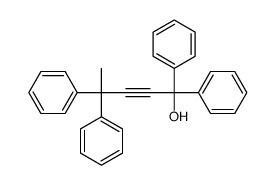 1,1,4,4-tetraphenylpent-2-yn-1-ol结构式