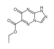 7-oxo-7,8-dihydro-[1,2,4]triazolo[4,3-b][1,2,4]triazine-6-carboxylic acid ethyl ester结构式