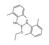 c2h5ob{nhc6h3-2,6-(ch3)2}2 Structure