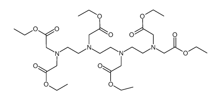 hexaethyl triethylenetetramine-N,N,N',N'',N''',N'''-hexaacetate结构式