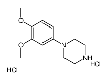 1-(3,4-Dimethoxyphenyl)-piperazine dihydrochloride Structure