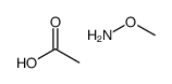 acetic acid,O-methylhydroxylamine结构式