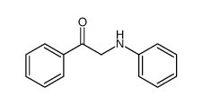 2-anilino-1-phenylethanone Structure