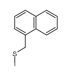 (1-naphthylmethyl) methyl sulfide Structure