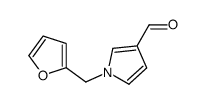 1-(furan-2-ylmethyl)pyrrole-3-carbaldehyde Structure