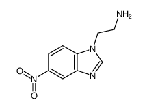 2-(5-nitrobenzimidazol-1-yl)ethanamine结构式