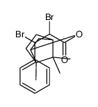 Bornyl dibromodihydrocinnamate structure