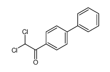 2,2-dichloro-1-(4-phenylphenyl)ethanone Structure