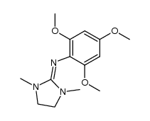 N-(1,3-dimethylimidazolidin-2-ylidene)-2,4,6-trimethoxyaniline结构式