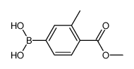 (4-(methoxycarbonyl)-3-methylphenyl)boronic acid Structure
