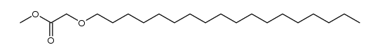 methyl octadecyloxyacetate Structure