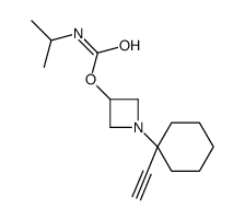 1-Methylethylcarbamic acid 1-(1-ethynylcyclohexyl)-3-azetidinyl ester Structure