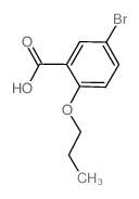 5-Bromo-2-propoxybenzoic acid structure