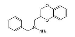 1-benzyl-1-(2,3-dihydro-1,4-benzodioxin-3-ylmethyl)hydrazine Structure