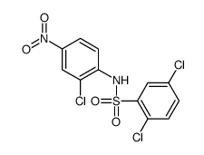 2,5-dichloro-N-(2-chloro-4-nitrophenyl)benzenesulfonamide结构式