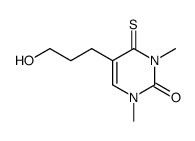 5-(3-hydroxy-propyl)-1,3-dimethyl-4-thioxo-3,4-dihydro-1H-pyrimidin-2-one结构式