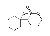 3-(1-hydroxycyclohexyl)oxan-2-one Structure