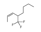 4-(trifluoromethyl)oct-2-ene结构式