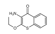 3-amino-2-ethoxythiochromen-4-one Structure
