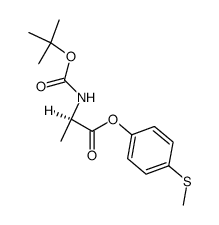 Boc-Ala-OMTP Structure