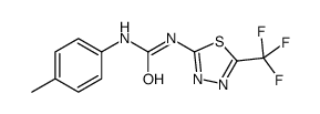 1-(4-methylphenyl)-3-[5-(trifluoromethyl)-1,3,4-thiadiazol-2-yl]urea Structure