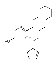 13-cyclopent-2-en-1-yl-N-(2-hydroxyethyl)tridecanamide Structure