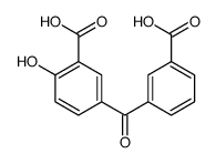 5-(3-carboxybenzoyl)-2-hydroxybenzoic acid结构式