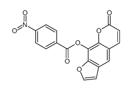 (7-oxofuro[3,2-g]chromen-9-yl) 4-nitrobenzoate Structure